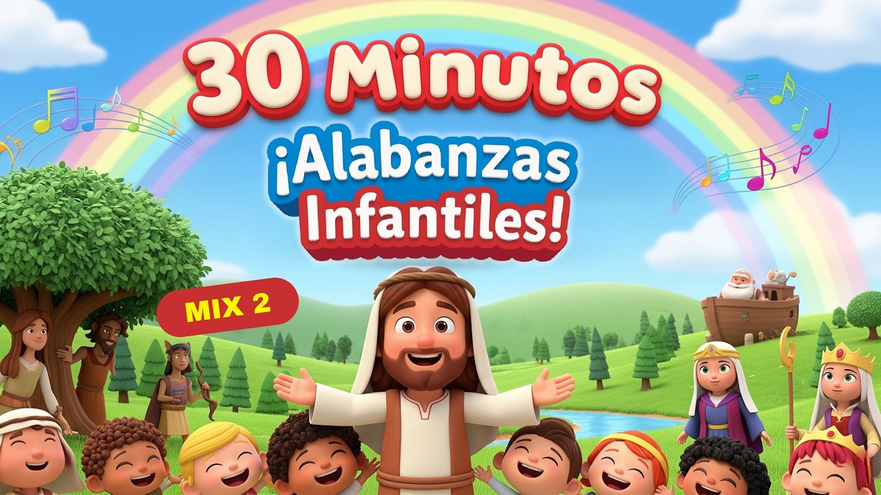🎶 30 Minutos de Alabanzas Infantiles | Coritos y Canciones Cristianas Mix 2