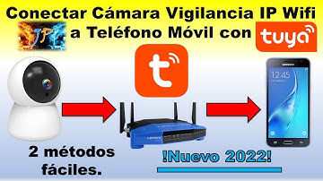 Conectar Cámara Vigilancia IP Wifi a Teléfono Móvil Smartphone😎Con la APP 👉TUYA SMART 2022👈