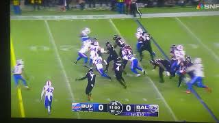 Ravens Derrick Henry 87 Yard Touchdown against Bills