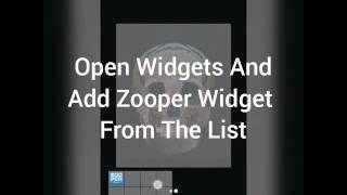 How to add zooper widget skins screenshot 5