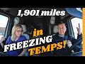 How Will The Class B Do in FREEZING TEMPS? (Long Holiday Road Trip)