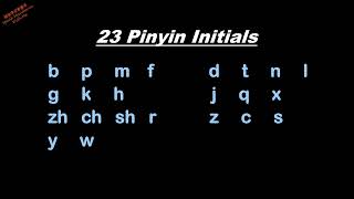 【Pinyin】1 hour loop of 23 Pinyin Initials | 23 个声母发音 | Speak Mandarin with Me