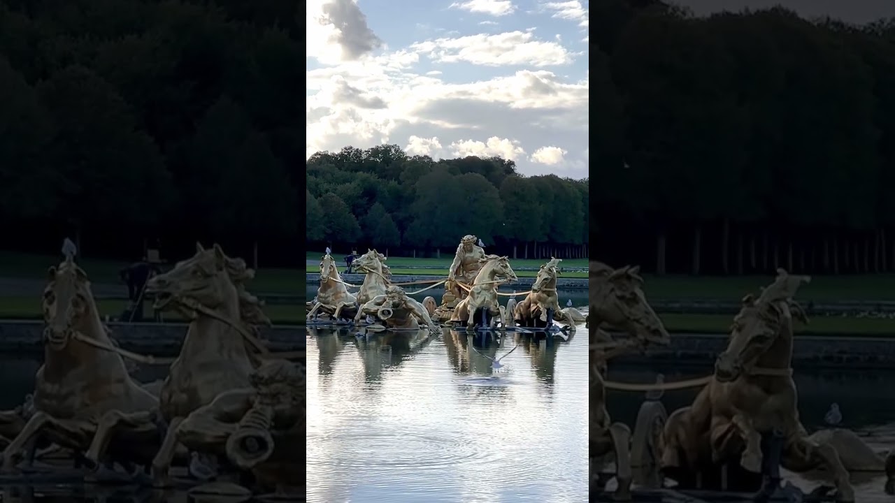 Потрясающей красоты фонтан Аполлона в Версале.