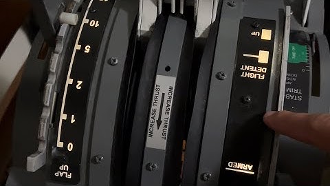 737 Throttle quadrant backlight