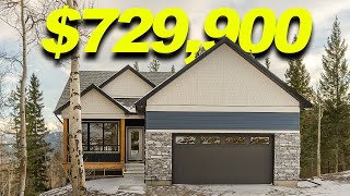 Tour a $729,900 BRAND NEW Bungalow in the Crowsnest Pass, Alberta