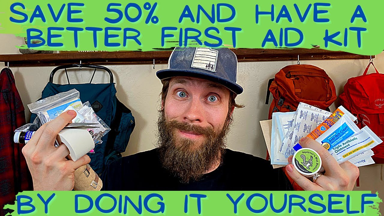 DIY BACKPACKING FIRST AID KIT // Building your own first aid kit for ... - MaxresDefault