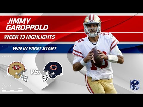 jimmy-garoppolo-gets-the-win-in-first-start-as-a-49er!-|-49ers-vs.-bears-|-wk-13-player-highlights