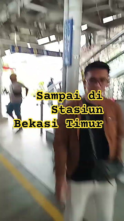 sampai di Stasiun Bekasi Timur #trending #shortvideos #keretaapi #masinis #krlcommuterline