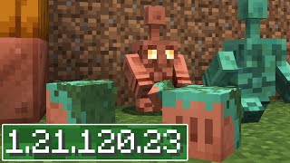 ВЫШЕЛ НОВЫЙ МАЙНКРАФТ БЕДРОК 1.21.120.23 |  МЕДНЫЕ МОЗГИ, ОБМЕН С МОБАМИ, ГРАФИКА
