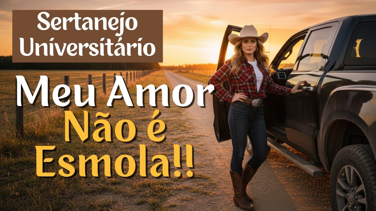 MÚSICAS SERTANEJO UNIVERSITÁRIO | Meu Amor Não é Esmola