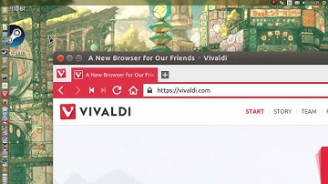 Vivaldi Browser on Ubuntu linux with native window decorations