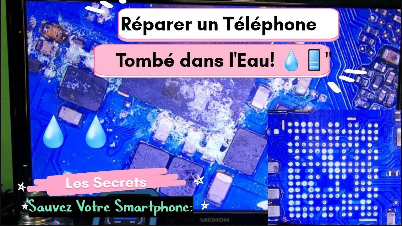 Comment réparer un téléphone tombé dans l'eau! 🌊📱 💧| Diagnostic Étape