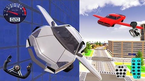 Flying Car City Simulator 3D  Game - Android Gameplay # 3