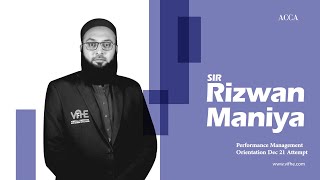 VIFHE | Performance Management Orientation | Sir Rizwan Maniya | ACCA December 2021 Attempt
