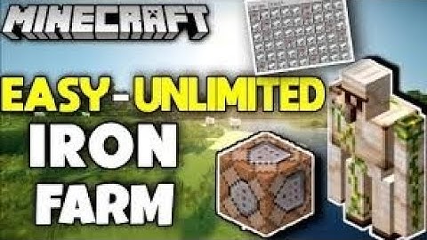How to make Unlimited Iron Farm with command block in Minecraft PE || GAMING WITH LAKSHYA #minecraft