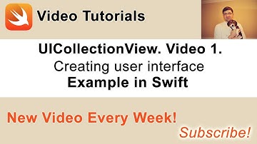 UICollectionView with custom UICollectionViewCell example in Swift