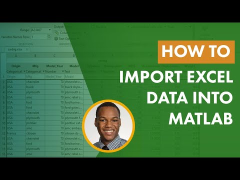 How To Import Excel Data Into Matlab Video Matlab Riset