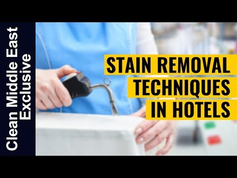 Stain Removal in Hotels | Clean Middle East