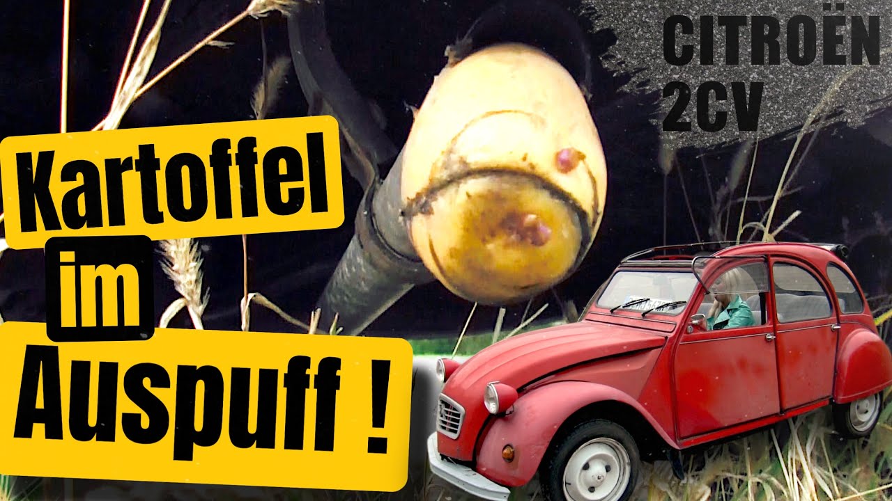 Kids manipulieren Auto - Frau hat massive Startprobleme | Citroen 2CV Cranking