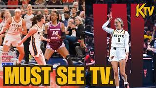 Caitlin Clark MONSTER DOUBLE DOUBLE 14 assist Indiana Fever 4-0 with CLARK STYLE NOT Stephanie White