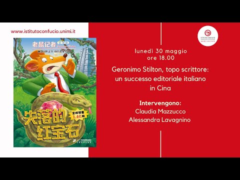 Parliamo di libri: Geronimo Stilton, topo scrittore: un successo editoriale italiano in Cina