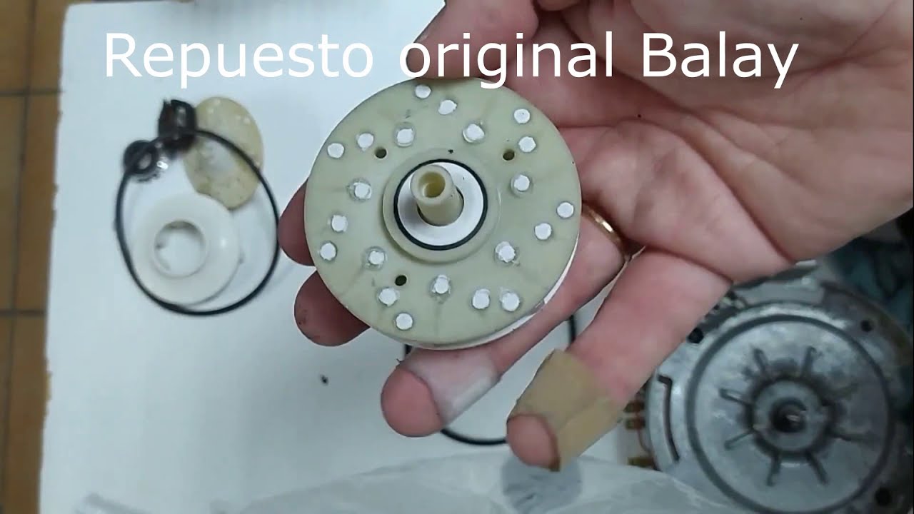Reparación turbina motor lavavajillas Balay