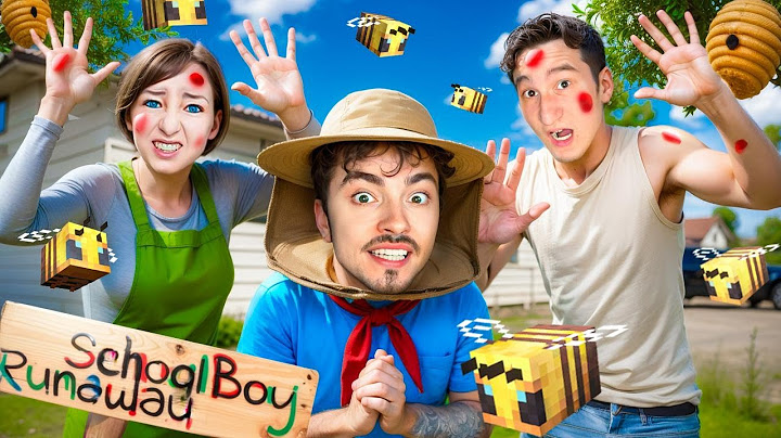 I'M SICKING EVIL BEES ON A CAMP COUNSELOR IN SCHOOLBOY RUNAWAY IN MINECRAFT!