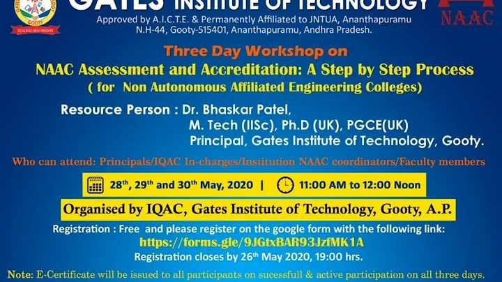 NAAC Assessment and Accreditation Process by Dr. B...