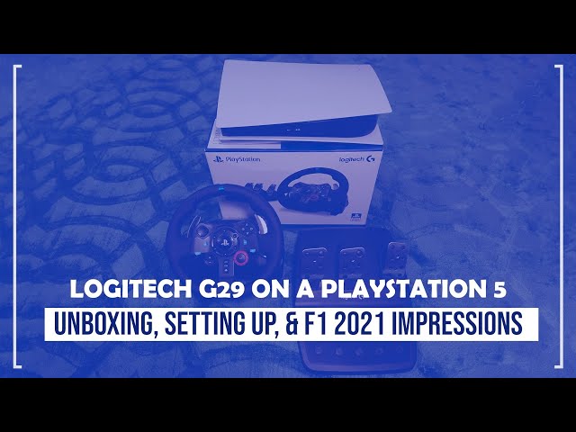 Logitech G29 Steering Wheel Unboxing (PS4/PS5) 