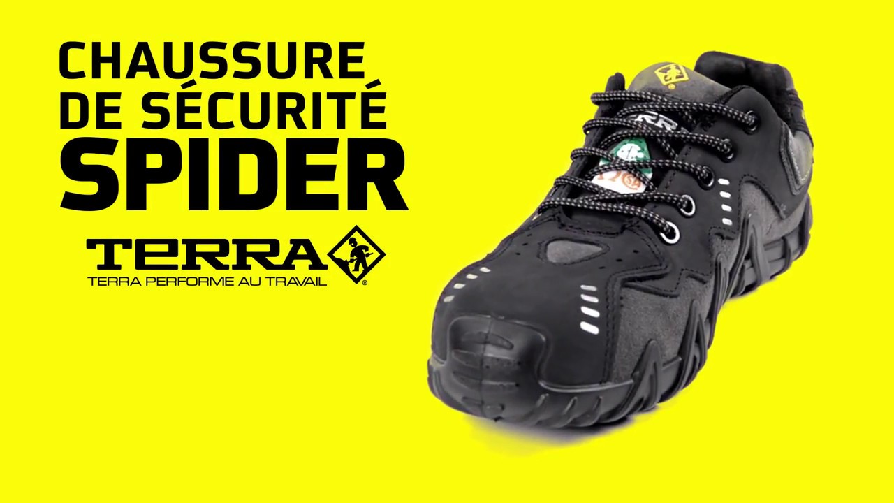 TERRA 360 - Chaussure de sécurité SPIDER - YouTube