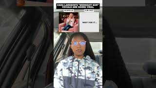 ZARA LARSSON's ''Midnight Sun'' Vocals Are Going Viral  #shorts #zaralarsson