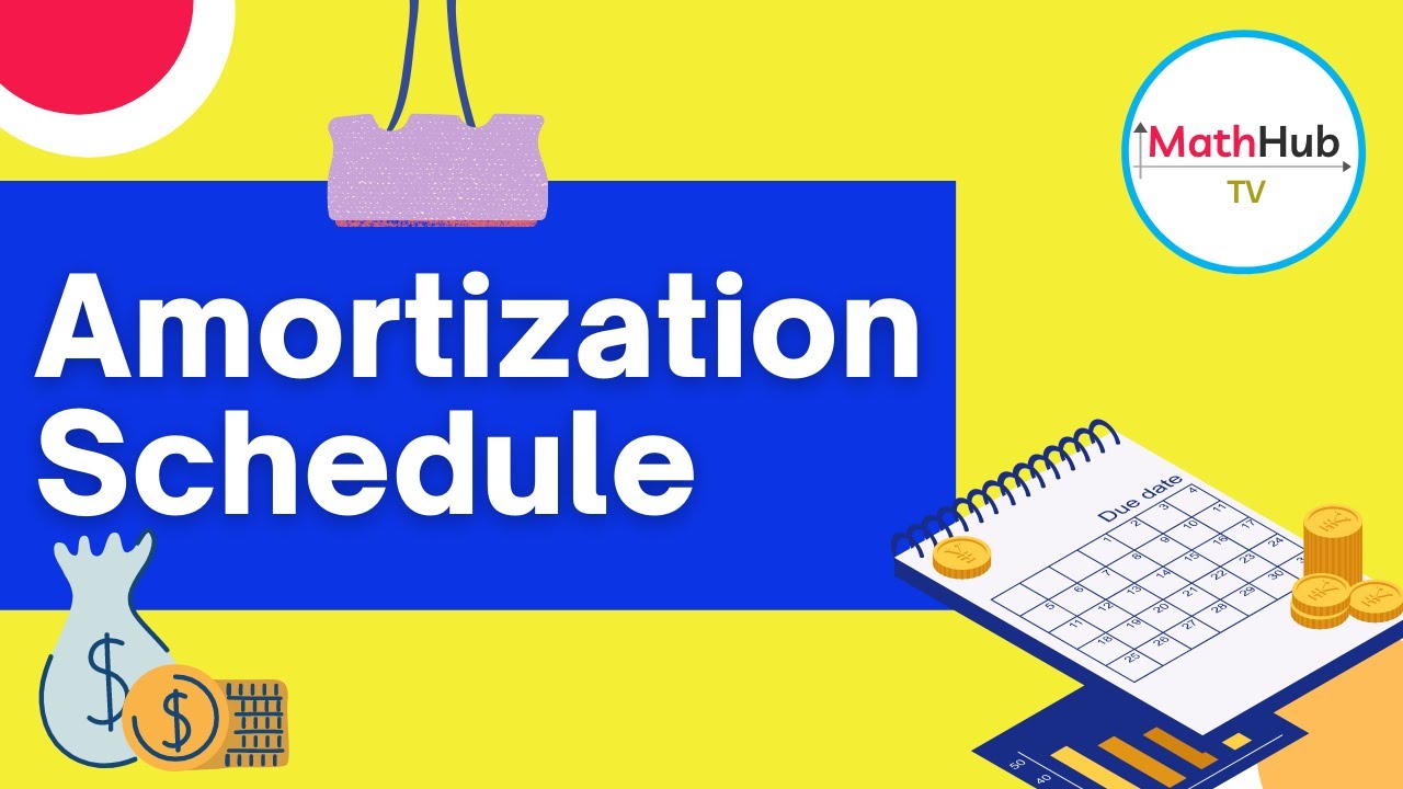 How To EASILY Make An Amortization Schedule | Contemporary Mathematics ...
