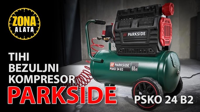 Parkside 24 Quiet TESTING Compressor A1 PSKO - YouTube