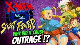 The MAD History of X-MEN VS STREET FIGHTER & Why it OUTRAGED People!? - RARE GAMING HISTORY