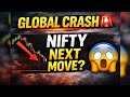 Nifty Crash Signal 🚨 Global Market Down | Monday Market Big Move? | Nifty Analysis Today
