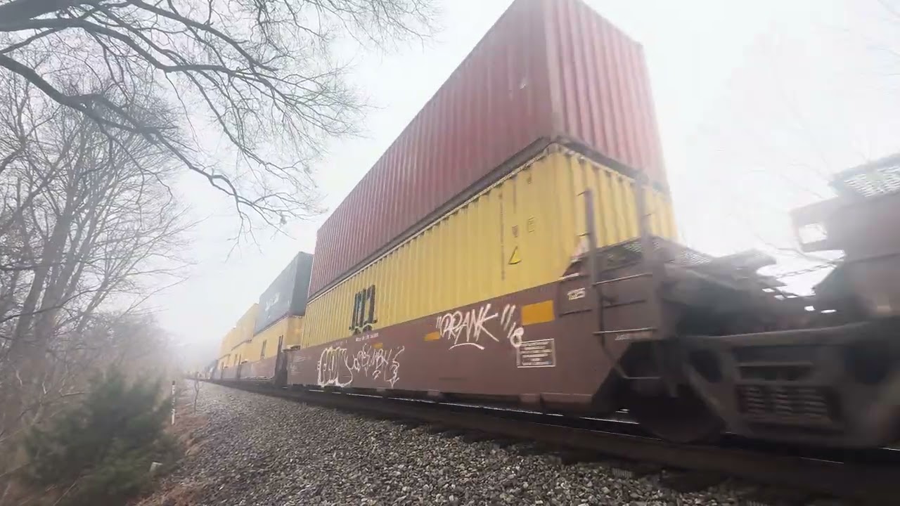 CSX I135 passes Woodbridge with a Hornshow! || 3/4/2026