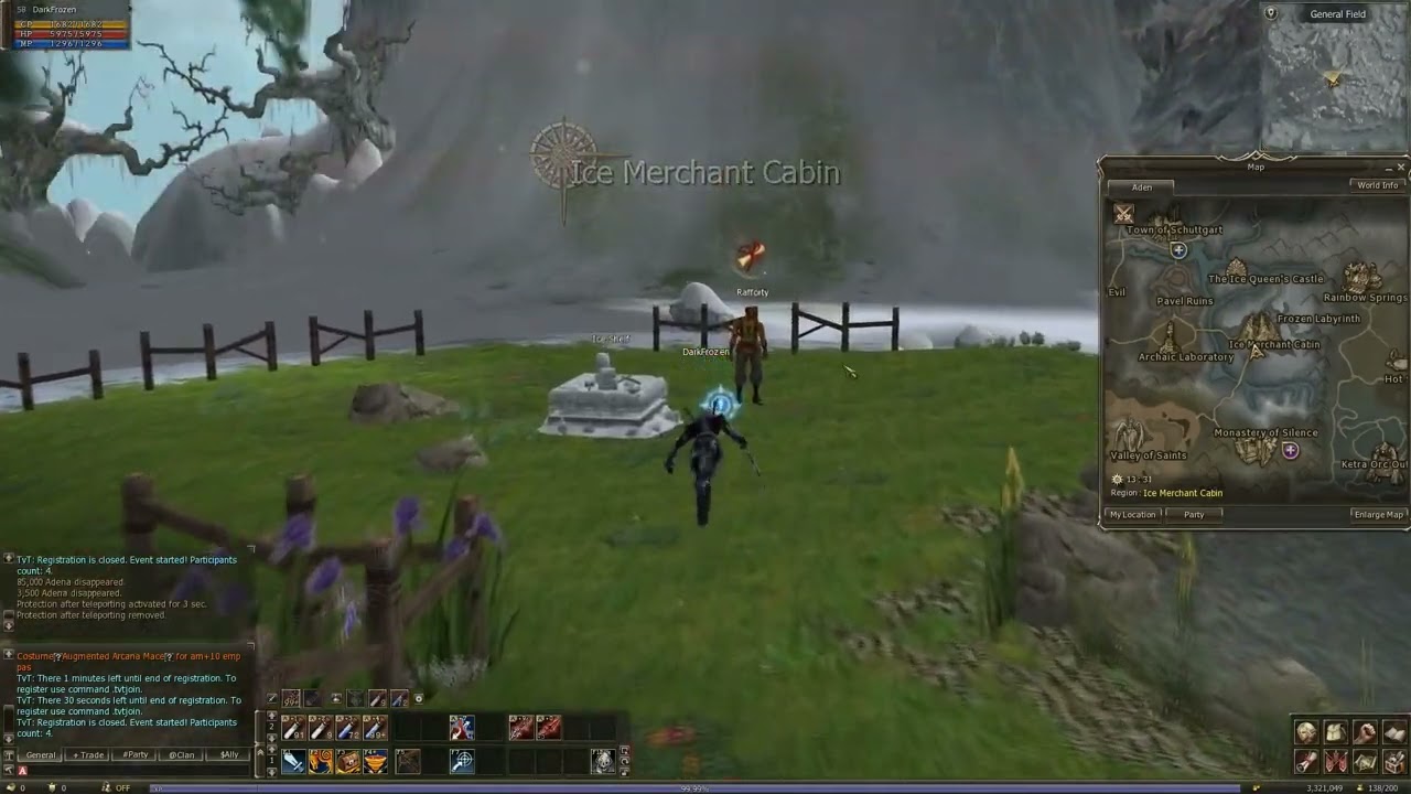 Lineage 2 Location Spot Farm spoil Animal Bone-  Elder Lost Watcher lvl 54