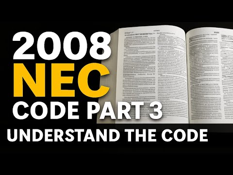 2008 NEC Code Part 3 🔌 Master the Codebook for Electrician Success
