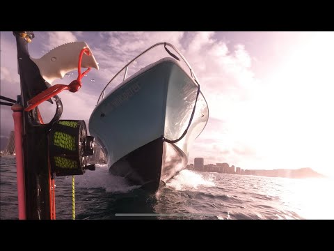 SPEARFISHERMAN GETS RUNOVER BY BOAT!