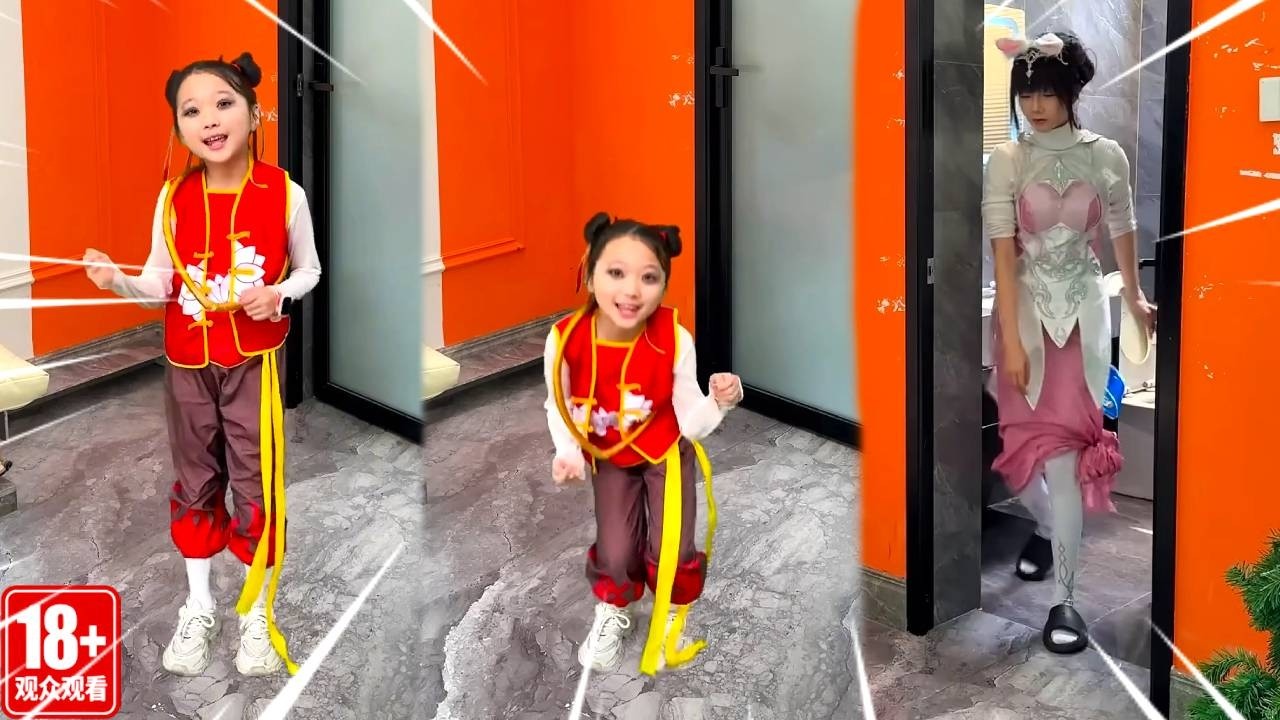 【斗罗大陆】小哪吒好厉害啊，居然把自己缩小啦，小舞都找不到她#斗罗大陆#唐三#小舞#唐舞桐#印度