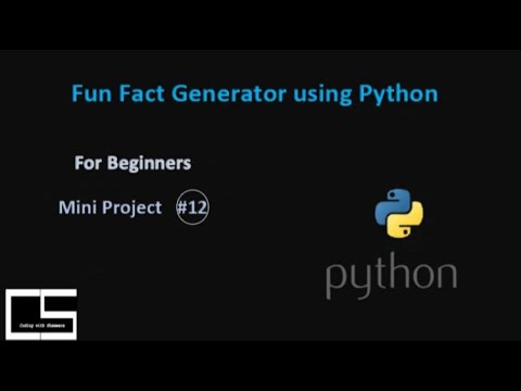 Fun Fact Generator| Python | @CodingwithShameera1 - YouTube