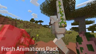 Minecraft Fresh Animations Resource pack! [Download in desc]