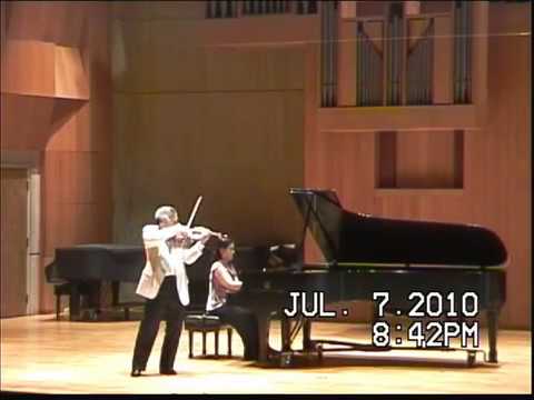 Chin Kim violin-Waxman-Carmen-Fantasy Won Min Kim piano.mpg