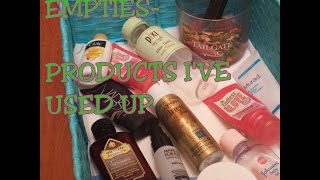EMPTIES JUNE 2015-RANDOM PRODUCTS I'VE USED UP