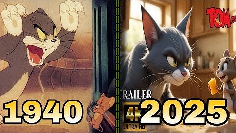 Tom And Jerry Evolution in Movie, Cartoons & Tv (1940-2025)