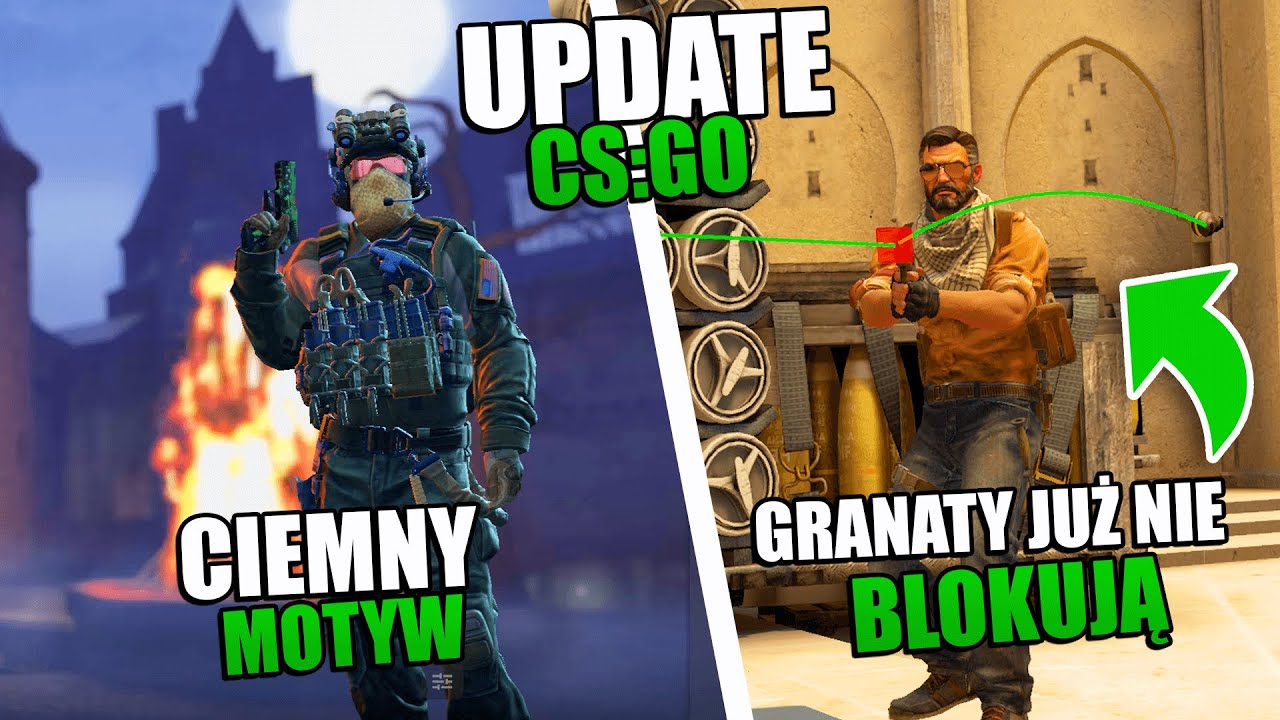 CS:GO - Duże Poprawki Granatów, Ciemny Motyw Menu, C4 w Killfeed ...
