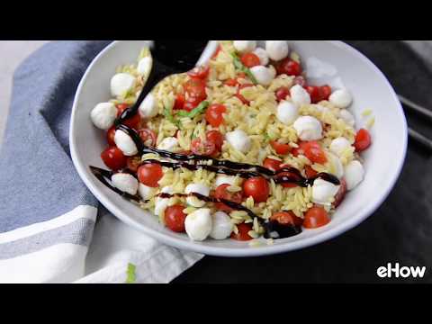 Easy Caprese Orzo Pasta Recipe