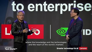 Lenovo Tech World 2023: NVIDIA’s Jensen Huang on AI for All