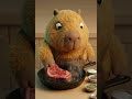 Capybara ASMR Steak 🥩 Butter Baste &amp; Crispy Sear #asmr #shorts
