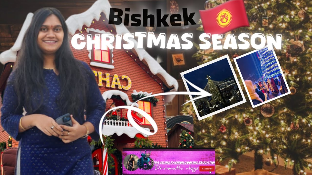 Bishkek lo Christmas ❄️🎄 | Snowy Streets & Magical Vibes ✨